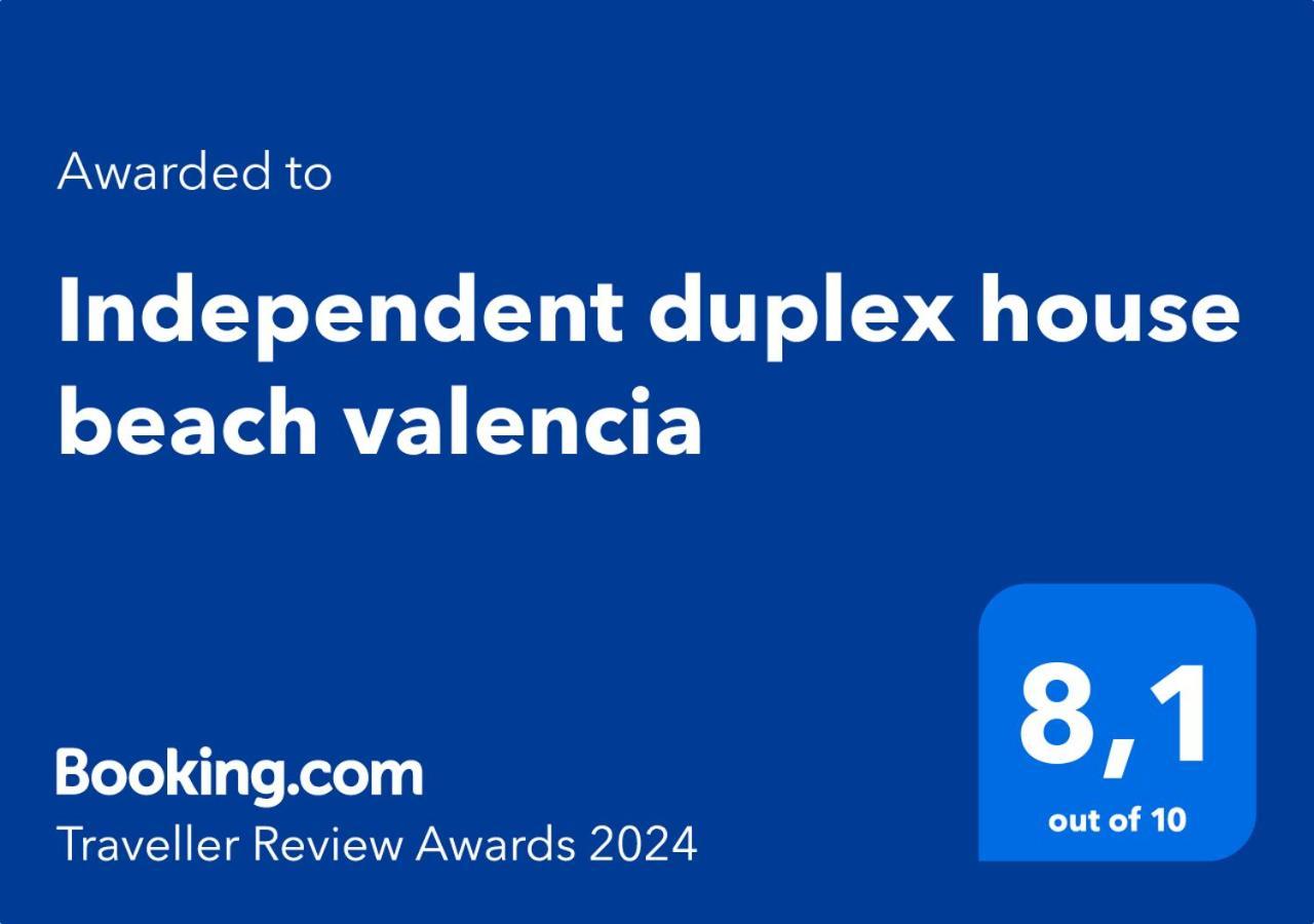 شقة Independent Duplex House Beach فالنسيا المظهر الخارجي الصورة